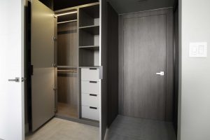 Custom closet minimalist design