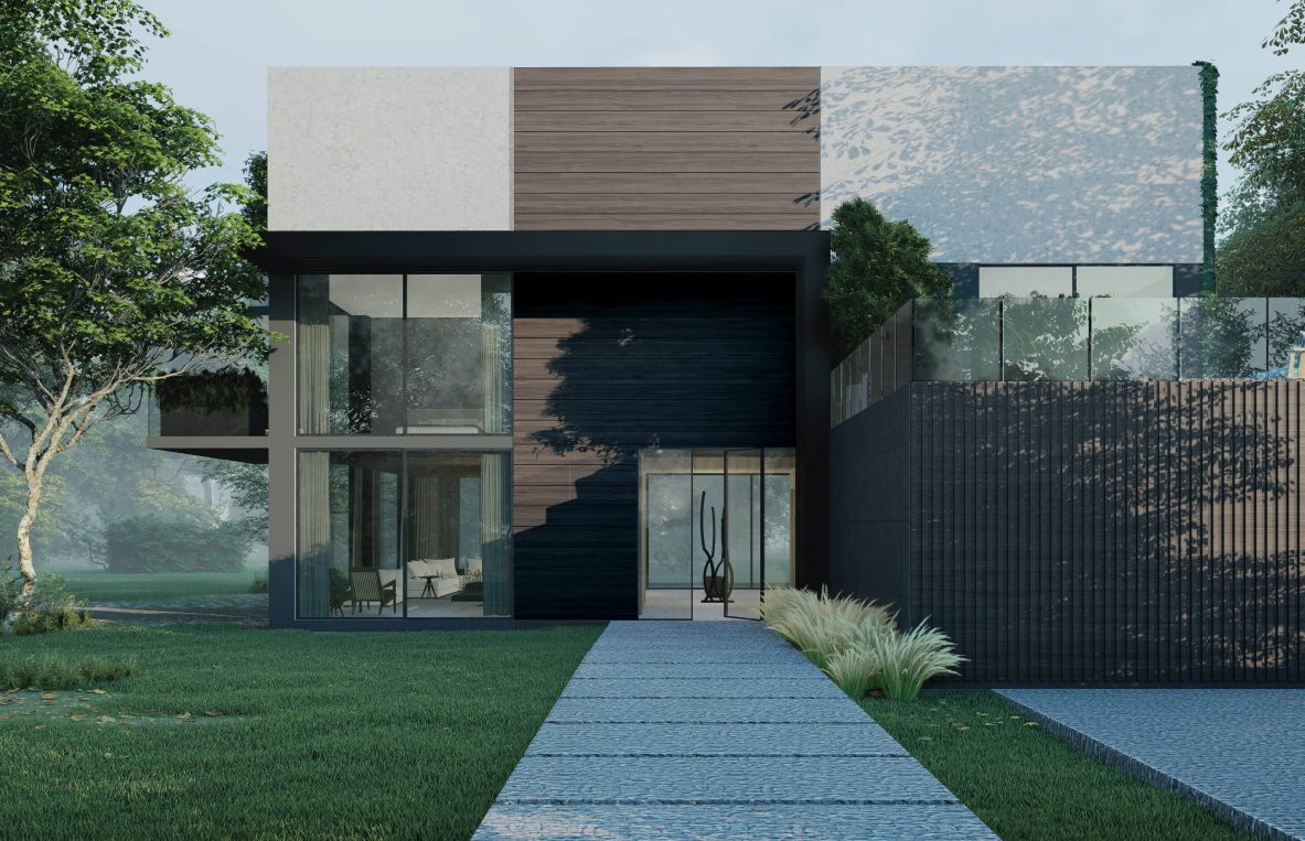 minimalist home facade