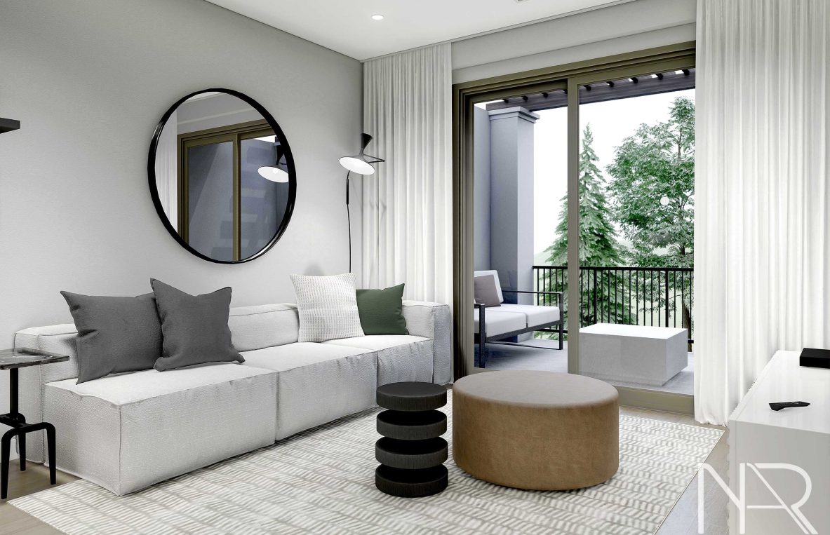 cozy minimalist living room