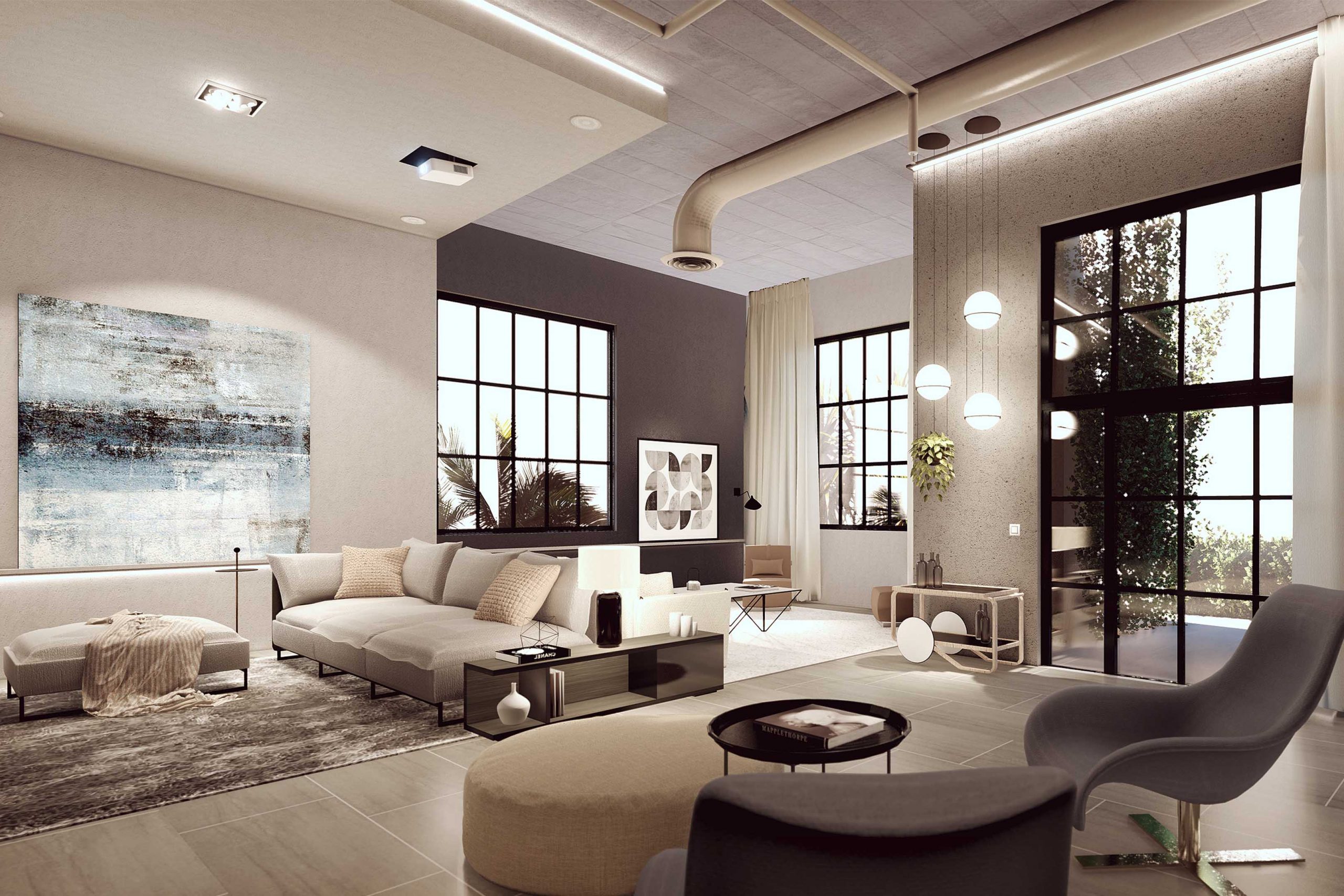 Industrial Style Loft Design 2