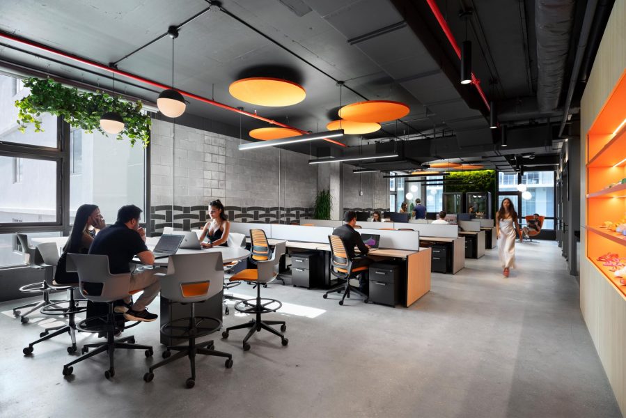 Colorful Industrial Office Design Wynwood