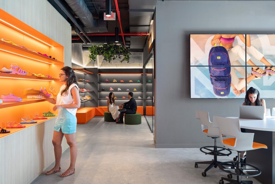 Fun Colorful Office Design