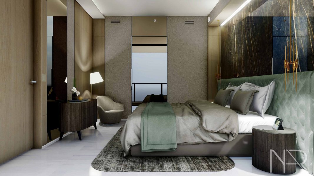 Gran Paraiso Contemporary Master Bedroom