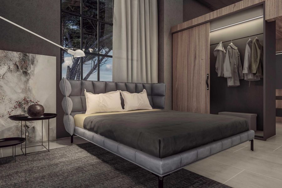 Industrial Style Bedroom Design