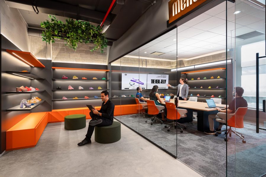 Office Design Ideas Industrial Tropical Meeting Room